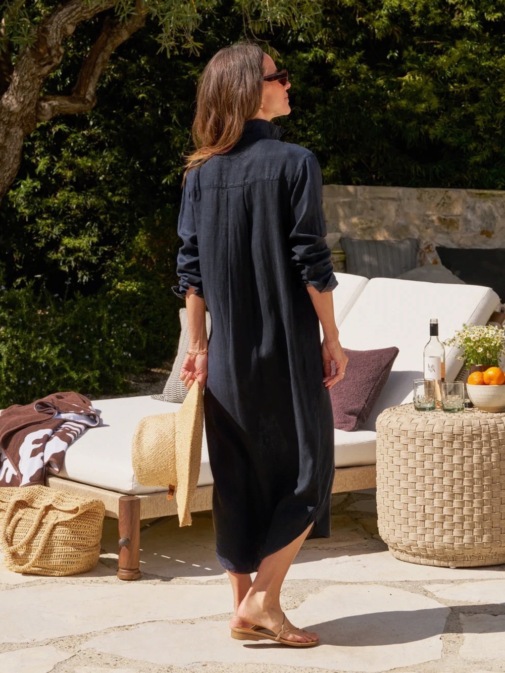 Frank and Eileen black linen dress - Picture 2 of 6